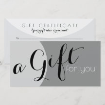 En presentcertifikat för dina idéer - Typsnitt 1