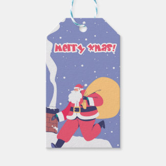 En presentetikett Ho Ho Ho