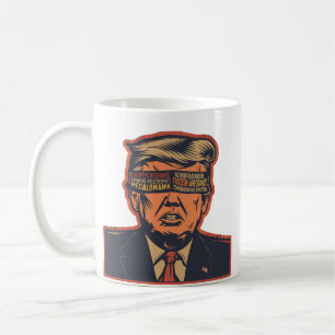 En president som är blind för mentala frågor kaffemugg