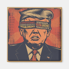 En president som är blind för mentala frågor magnet