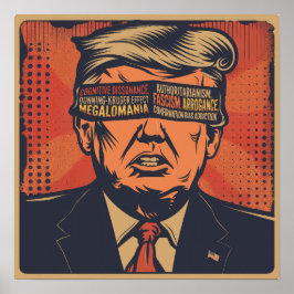 En president som är blind för mentala frågor poster