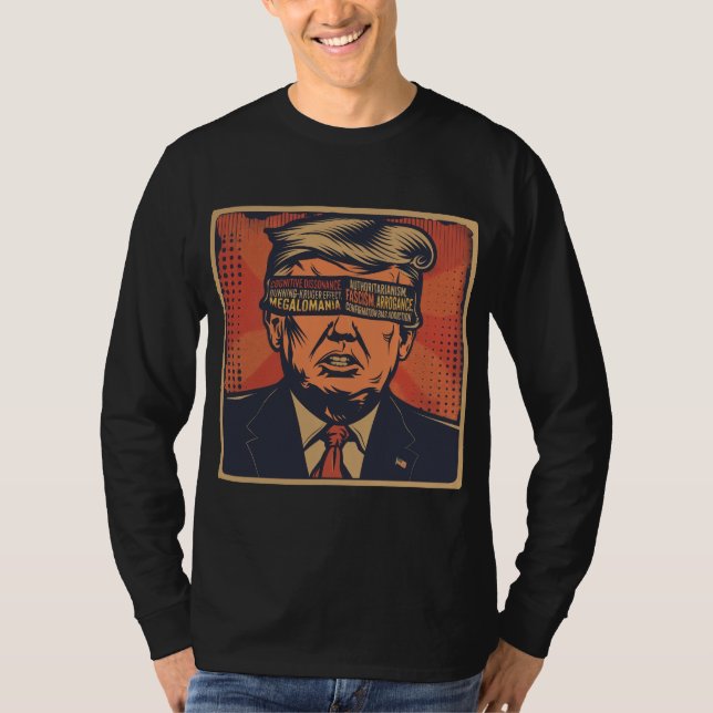 En president som är blind för mentala frågor t shirt (Framsida)
