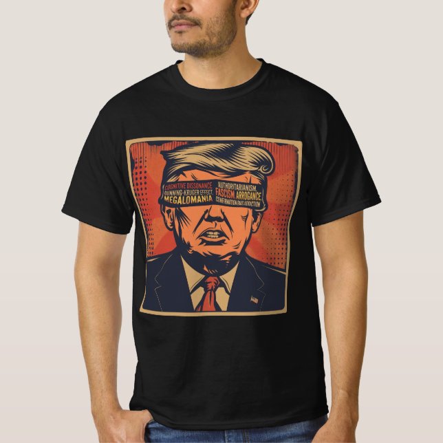 En president som är blind för mentala frågor t shirt (Framsida)