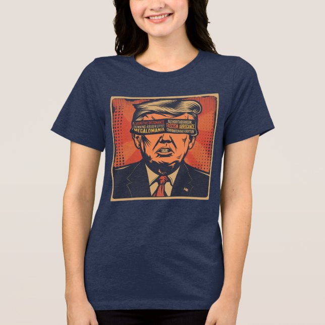 En president som är blind för mentala frågor t shirt (Framsida)