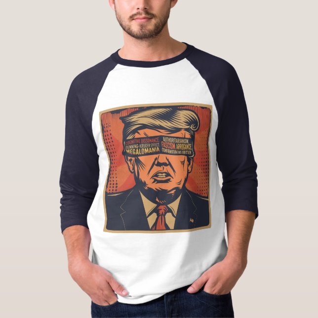 En president som är blind för mentala frågor t shirt (Framsida)