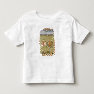 En prins som kämpar mot sina fiender på en elefant tee shirt