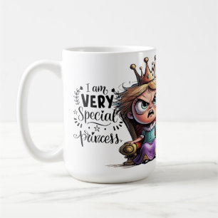 En prinsessa som vet hur man skiner! kaffemugg