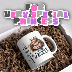 En prinsessa som vet hur man skiner! kaffemugg