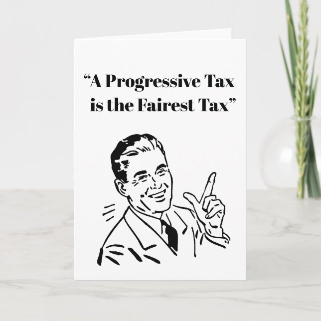 En progressiv skatt är Fairest-skatten Kort (Framsida)
