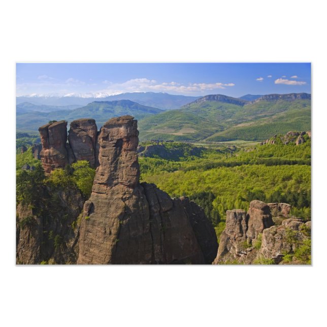 En promenad genom Belogradchik Castle Ruins 2 Fototryck (Framsidan)