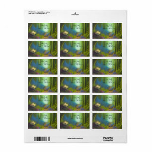 En promenad genom Enchanted Wood Adressetikett