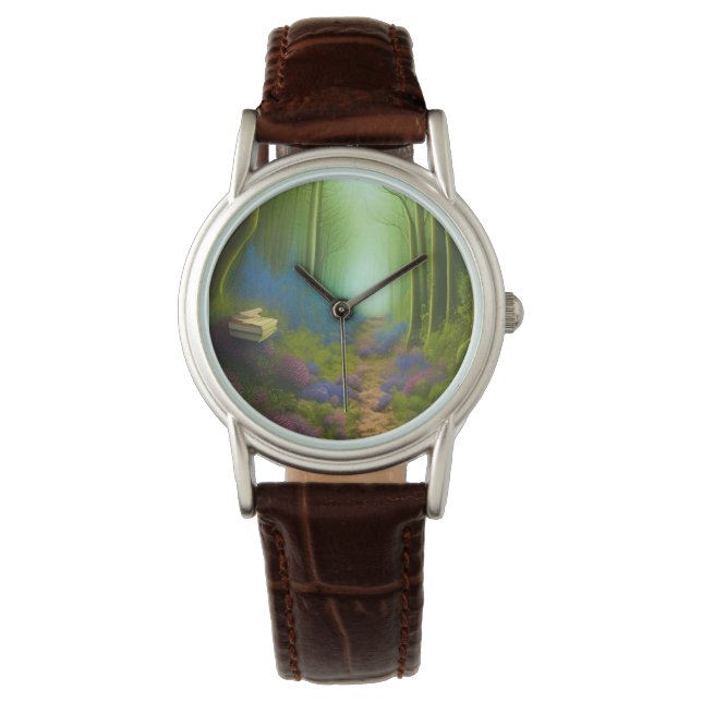 En promenad genom Enchanted Wood Armbandsur (Framsida)