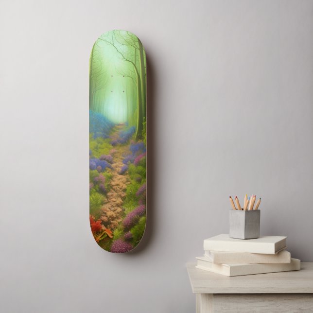 En promenad genom Enchanted Wood Mini Skateboard Bräda 18,5 Cm (Väggkonst)