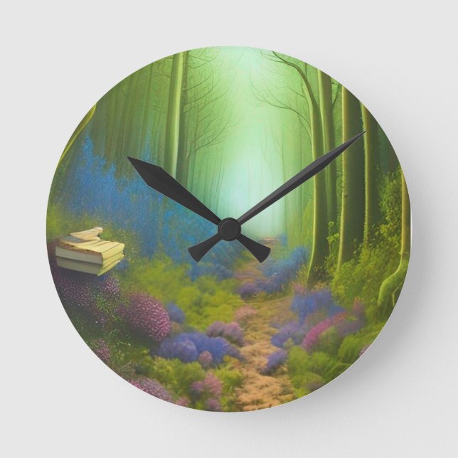 En promenad genom Enchanted Wood Rund Klocka (Framsida)