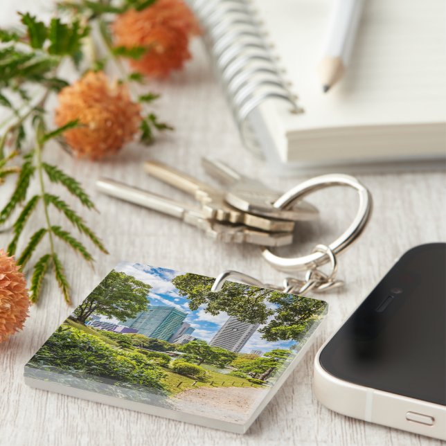 En promenad genom Hama Rikyu trädgårdar, Tokyo (Högra Framsidan)