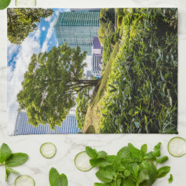 En promenad genom Hama Rikyu trädgårdar, Tokyo Kökshandduk