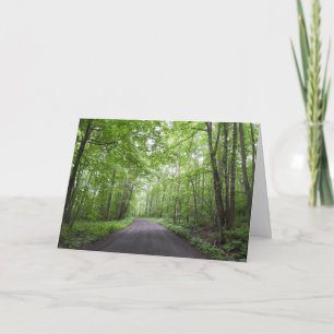En promenad genom skogen-tillfällen kort