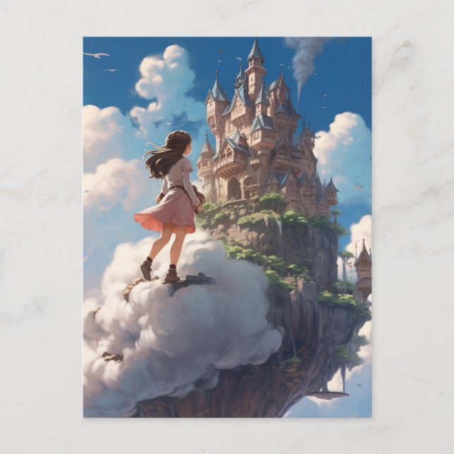 En promenad i molnen vykort (Framsida)