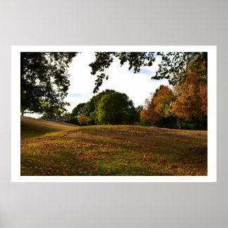 En promenad i parken poster