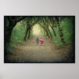 En promenad i parken Poster