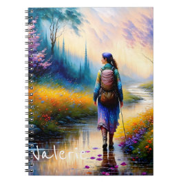 En promenad i Skogen Art Work Anteckningsbok