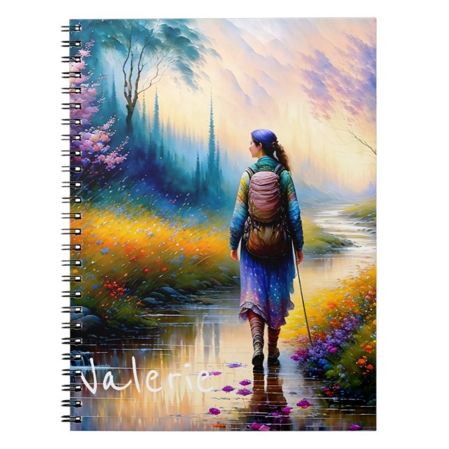 En promenad i Skogen Art Work Anteckningsbok (Framsidan)