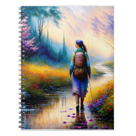 En promenad i Skogen Art Work Anteckningsbok