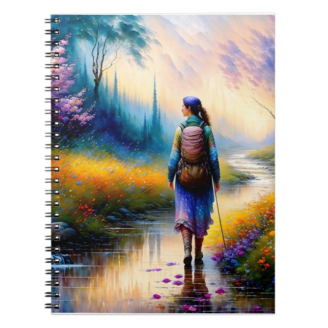 En promenad i Skogen Art Work Anteckningsbok (Framsidan)