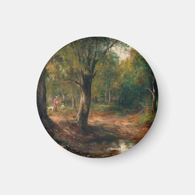 En promenad i skogen – Emil Barbarini Magnet (Framsidan)