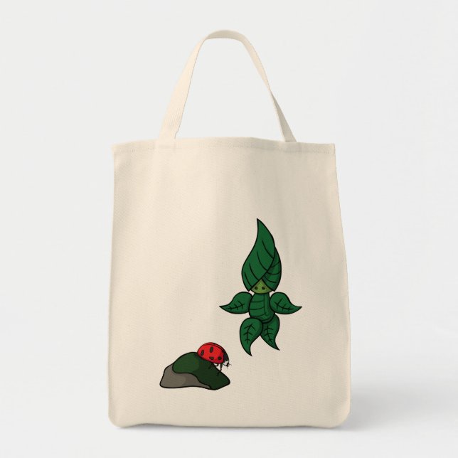 En promenad i skogen-handväskan tygkasse (Framsidan)