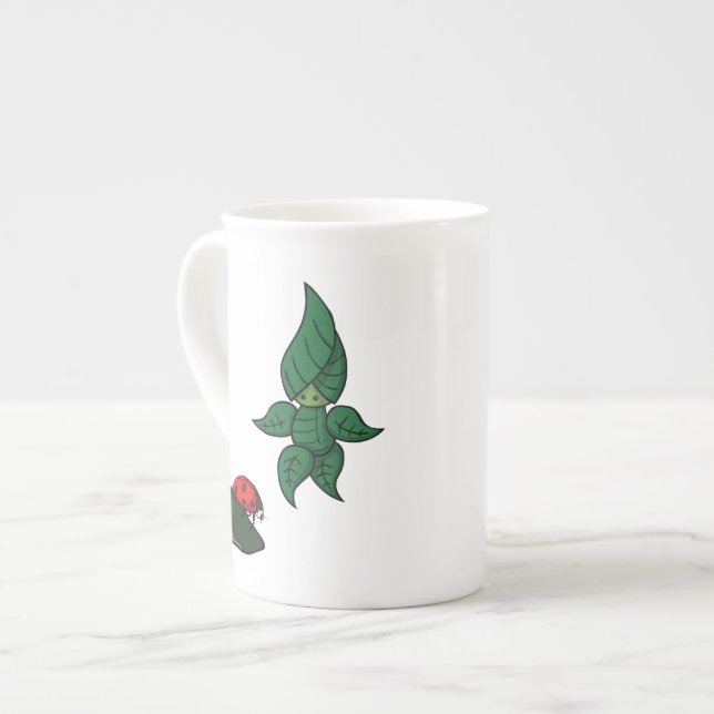 En promenad i skogen specialmugg benporslin mugg (Framsida vänster)