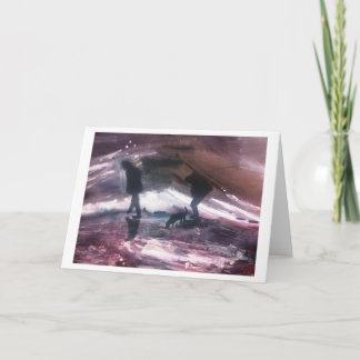 En promenad vid vågarna kort