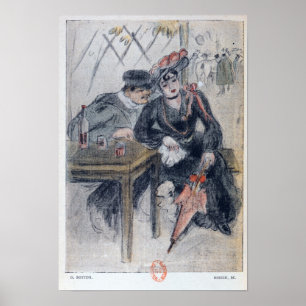 En prostituerad och hennes klient poster