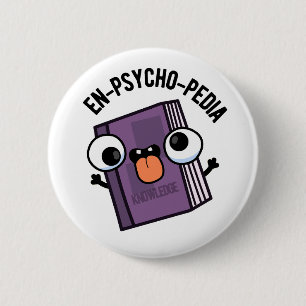 En-psykopedia Funny Encyklopedia Pun Knapp