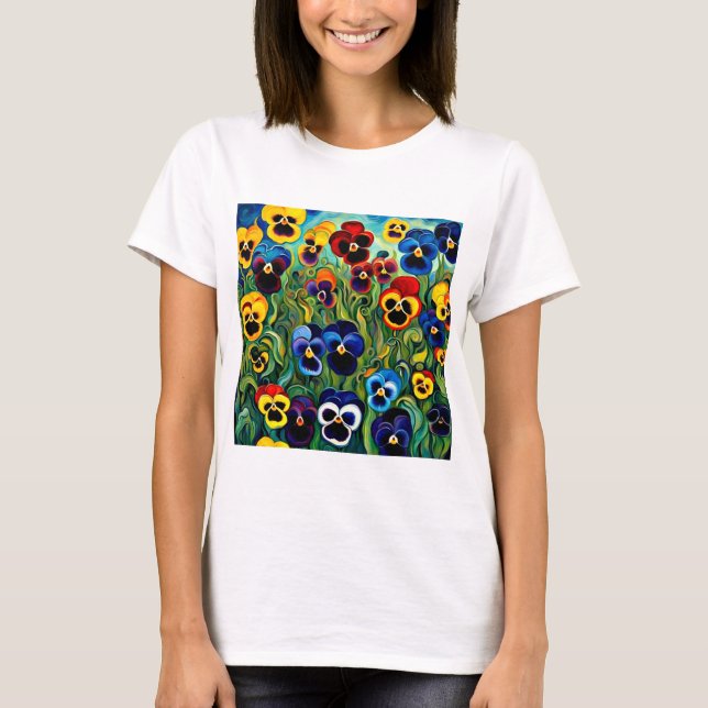 En publik för paneler t shirt (Framsida)