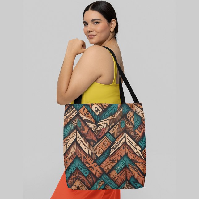 en pulserande intrikisk mönster-överlappande geome tygkasse (Skapare uppladdad)