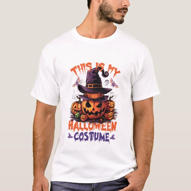 En Pumpkins Bewitching Hälsning T Shirt (Framsida)