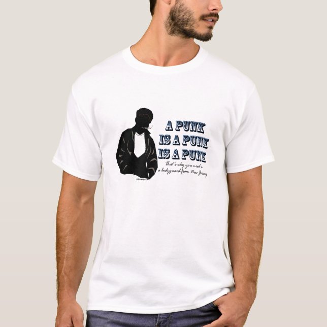 En Punk är en Punk Tee Shirt (Framsida)