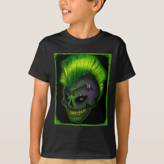 en-punk-rockin-skalle t-skjorta t-shirt