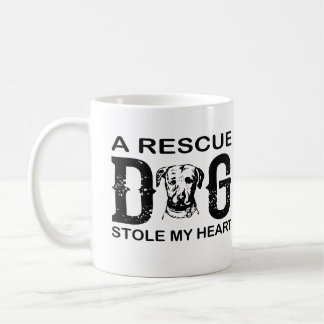 En räddningshund Stjäl Mitt Hjärta Hundälskare Des Kaffemugg