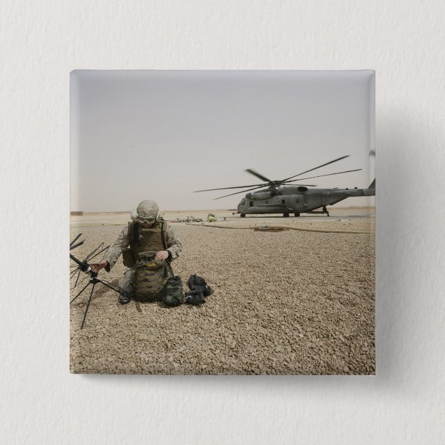 En radiooperatör från fält knapp (Framsida)