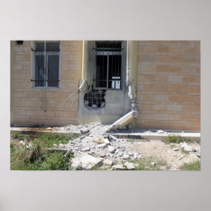 En raket framdriven granat poster