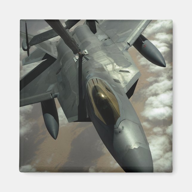 En Raptor från USA:s Luft Force F-22 har tillfrisk Magnet (Framsidan)