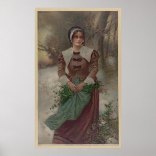 En rättvis puritansk jungfru poster