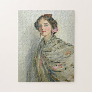 En rättvis spanjor, mrs Chowne Herr John Lavery Pussel