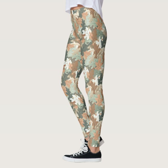 En realistisk kamouflage-designserie #2 leggings (Vänster)