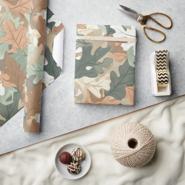 En realistisk kamouflagedesignserie #2 presentpapper (Hantverk)