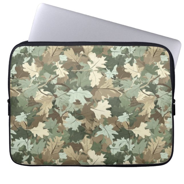 En realistisk kamouflagedesignserie #3 laptop fodral (Framsidan)