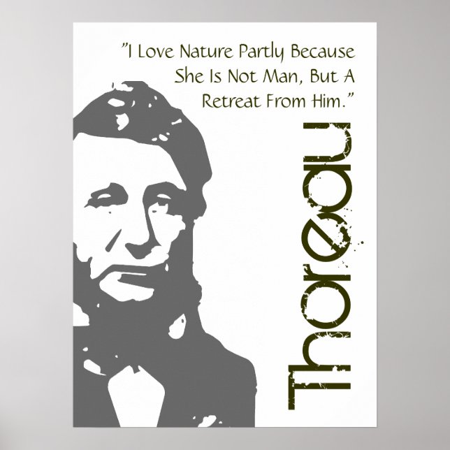 En reat från Man Thoreau Poster (Framsidan)