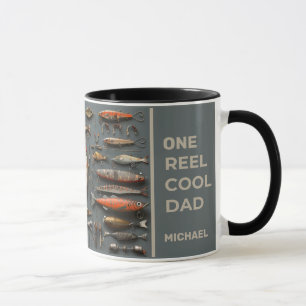 En Reel Coola Pappa - Fiske Fars dag-kaffe Mugg
